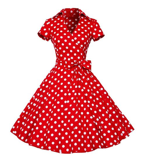 Robe à pois