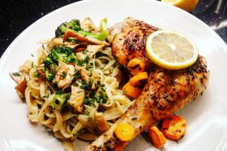 Poulet au thym et au citron