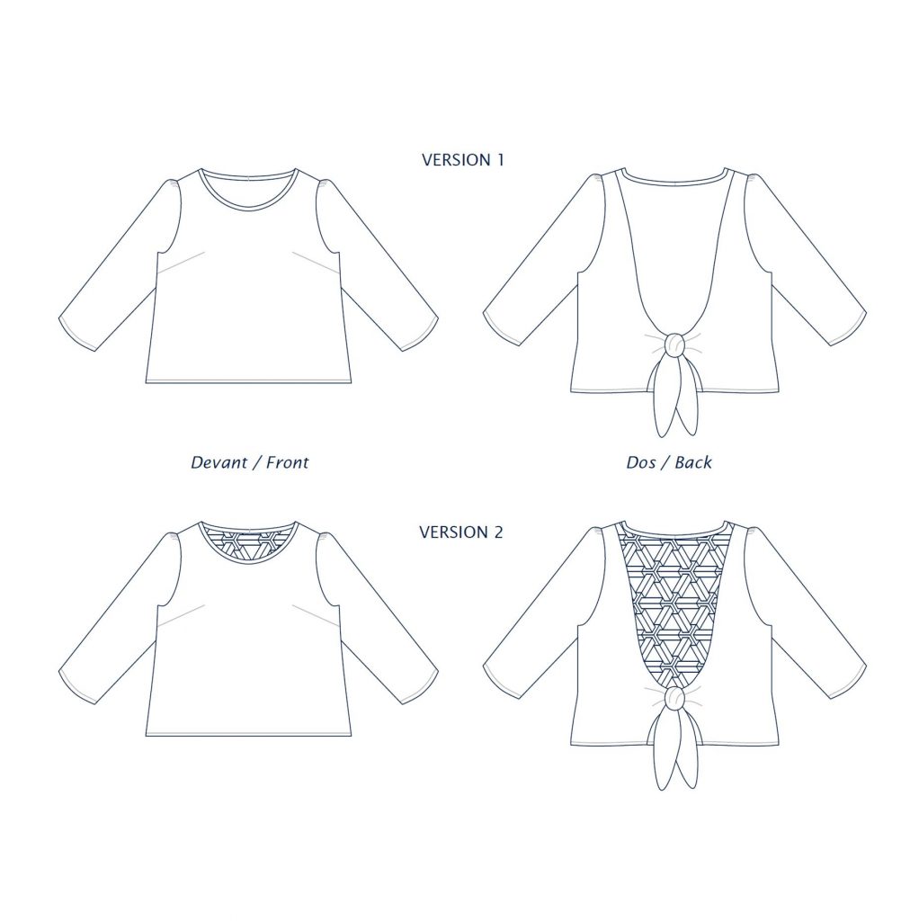 Dessin technique blouse