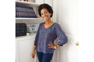 Blouse Elena bleue