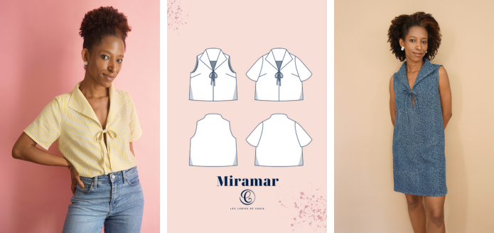 Miramar transformé en robe trapèze denim