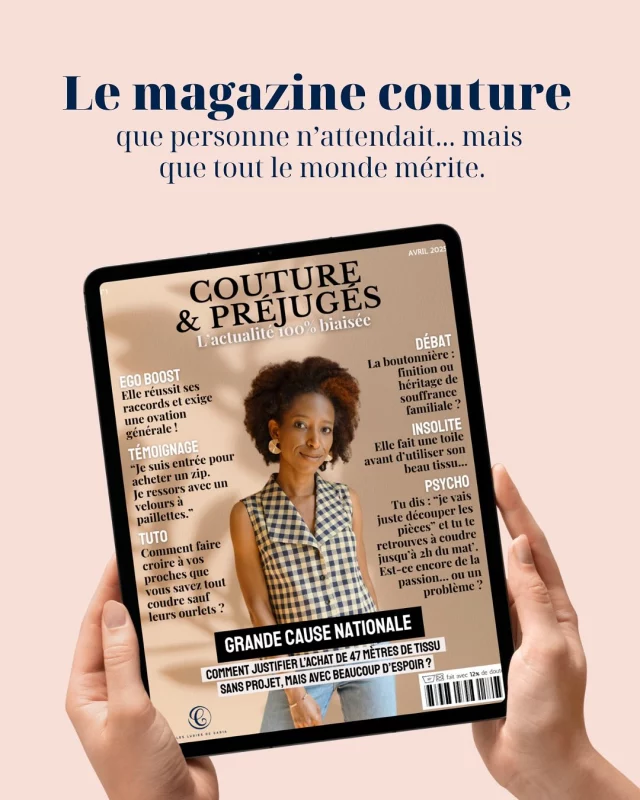 {Il est en ligne 🎉🙈}

À la base, c’était une blague.
Et puis… j’ai pondu 25 pages.

COUTURE & PRÉJUGÉS, le magazine 100 % biaisé, est officiellement dispo.
Zéro patron dedans, mais beaucoup de vérités qui piquent.

Bon dimanche ❤️

#leslubiesdecadia #astrocouture #coutureetpréjugés #humourcouture #jefaismesvetements #couturethérapie #jecoudsmagarderobe #passioncreation #couturelove #jecoudsdoncjesuis