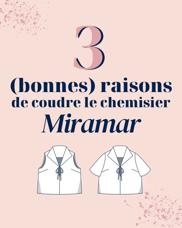 Parce qu’il y a des jours où on a envie de simplicité, de couture sans prise de tête, mais avec un petit twist stylé 👌

Miramar, c’est le patron parfait pour ça.
Simple, rapide, sans zip ni bouton… mais avec un col rétro qui change tout.

Alors, tu le testes quand ?

🇬🇧 Some days, you just want simple sewing — no stress, just a stylish little twist 👌

Miramar is the perfect pattern for that.
Quick, easy, no zips, no buttons… but with a retro collar that changes everything.

So, when are you giving it a try?

#LLDCmiramar #couturefacile #jecoudspourlété #patrondecouture #diycouture #tutocouture #jefaismesvetements #couturetherapie #passioncreation #jaimelacouture